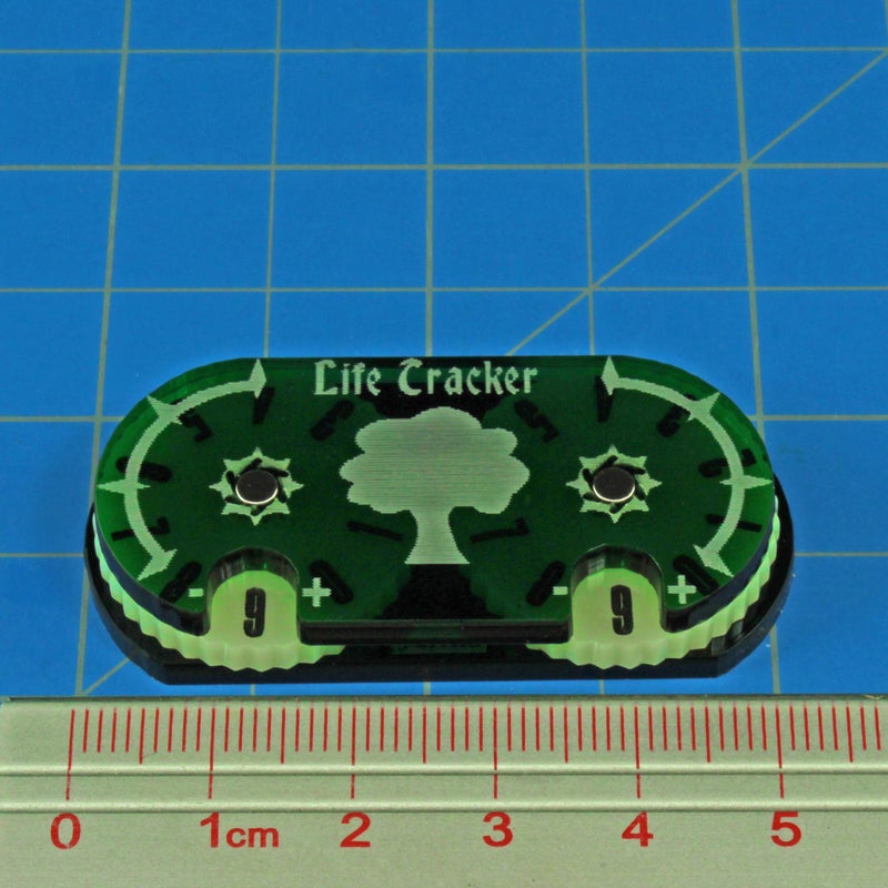LITKO Life Counter Wheel | Health Point Tracker Dial | Victory Points Wheel | 0-99 | Compatible with Magic: The Gathering | Tabletop Games | Collectible Card Games | Living Card Games | Forest (Green) - Image 3